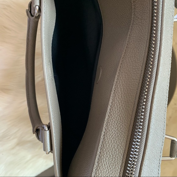 New! SANDRO Paris Pebbled Laptop Briefcase Bag - Picture 11 of 14